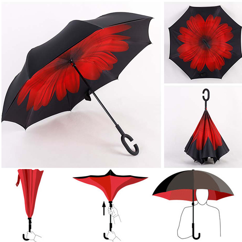 Как устроен зонт-наоборот