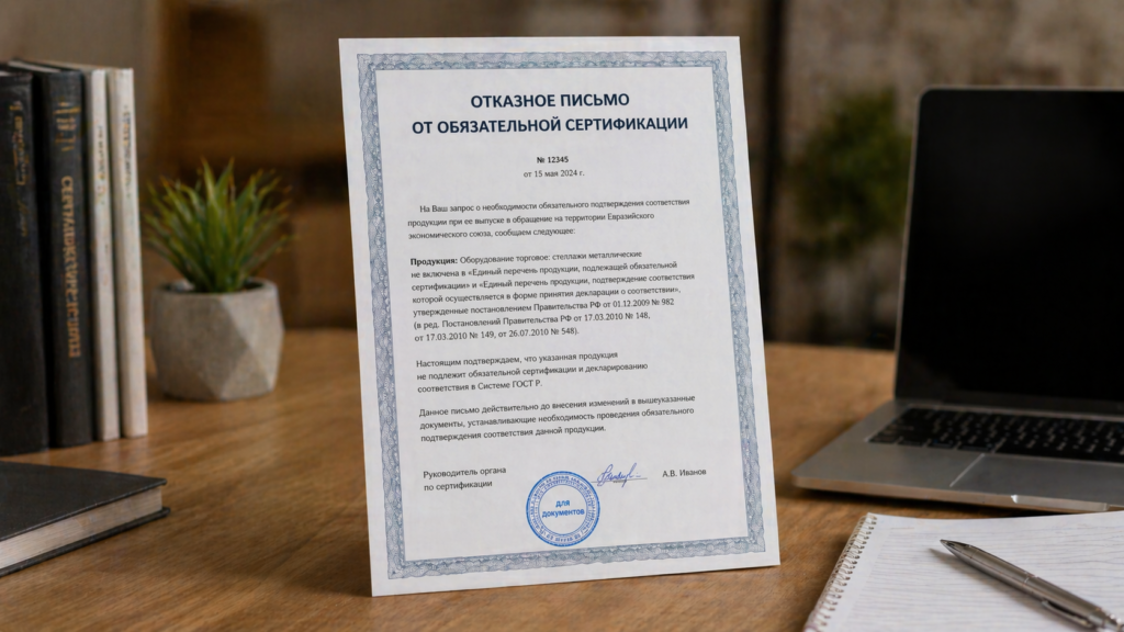 отказное письмо