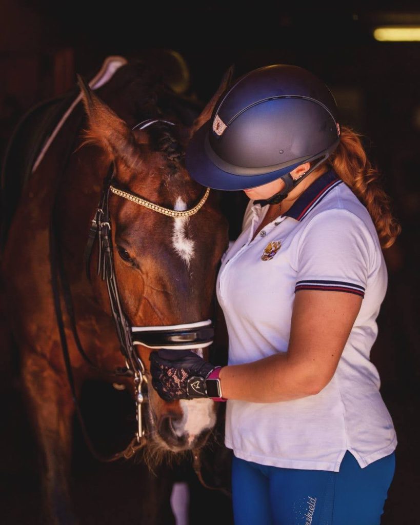 Фото клиента с лошадью