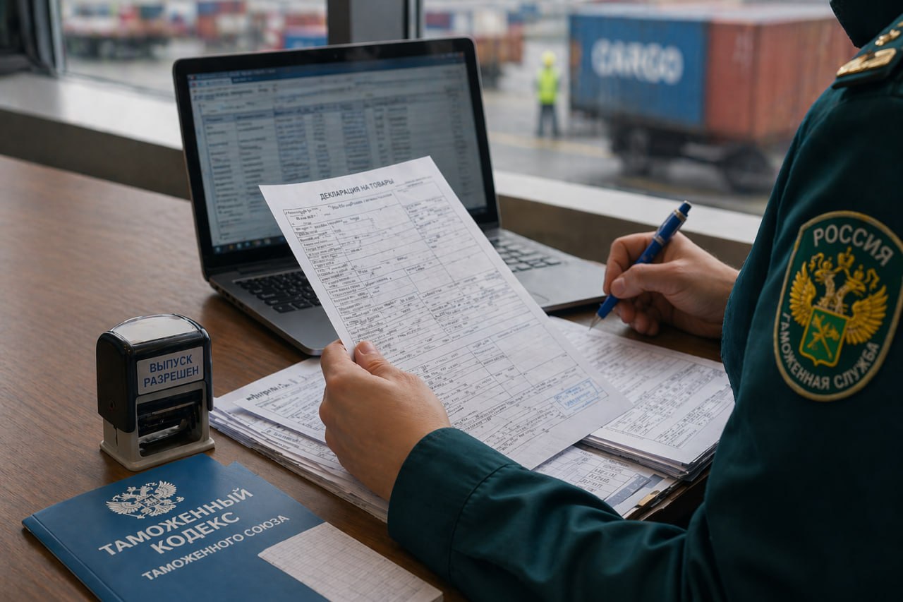 Проверка документов на груз